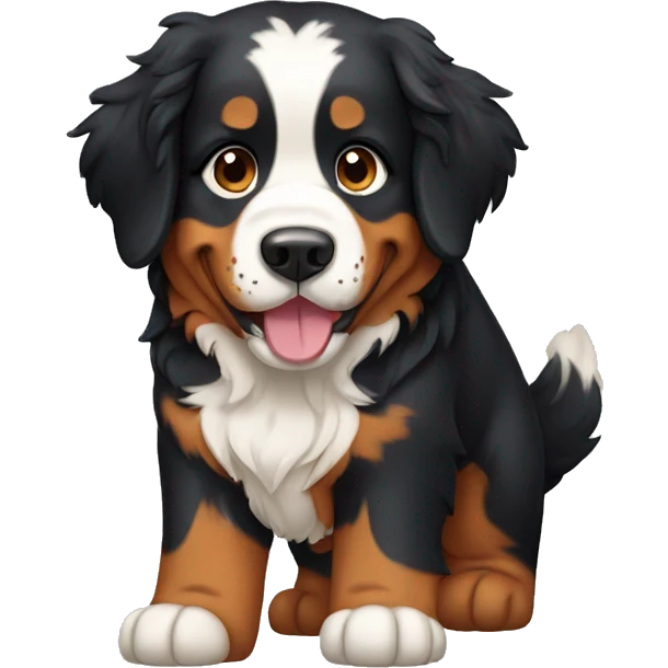 Bernese Mountain Dog Full Body emoji