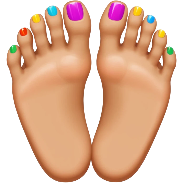 Smileing feet emoji