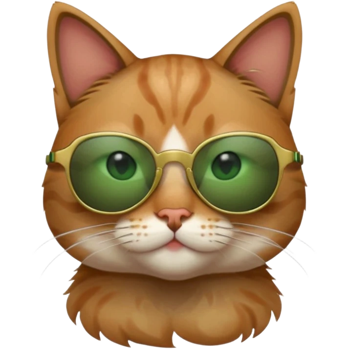 Cat wearing sunglasses emoji