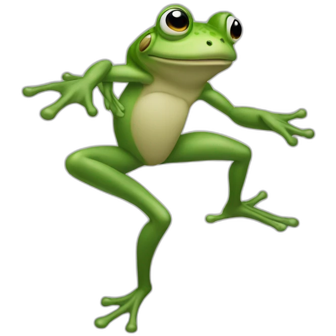 grenouille qui danse emoji