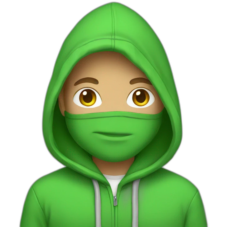 Green hoodie emoji