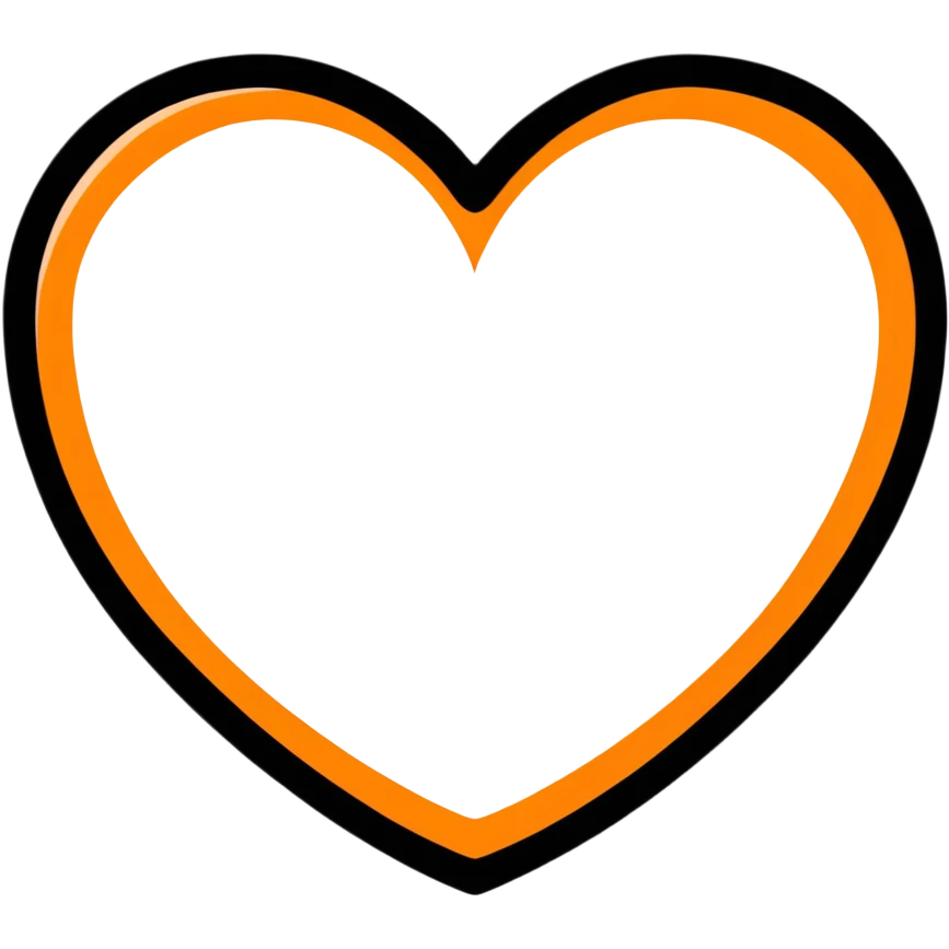 orange heart emoji
