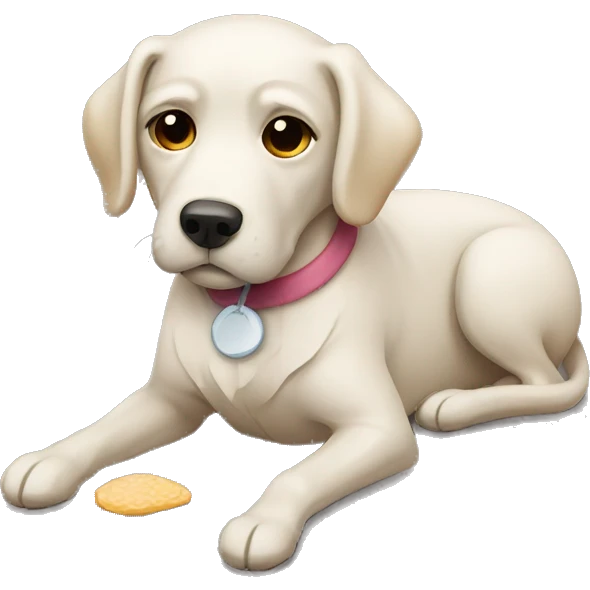 Chien malade emoji