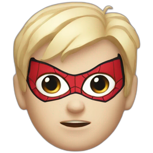spider man chibi head emoji