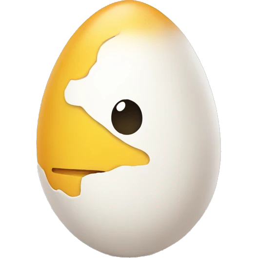 egg with wind emoji