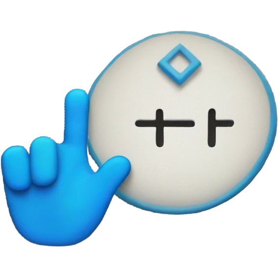 blue check mark emoji