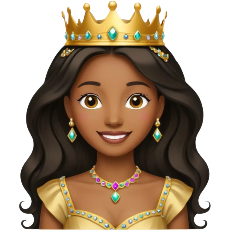 princesa negra emoji
