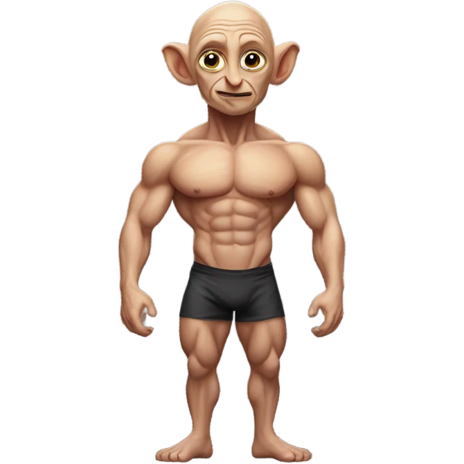 Bodybuilder dobby emoji