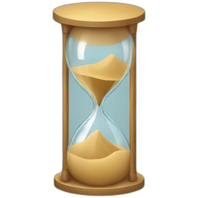 sand clock emoji