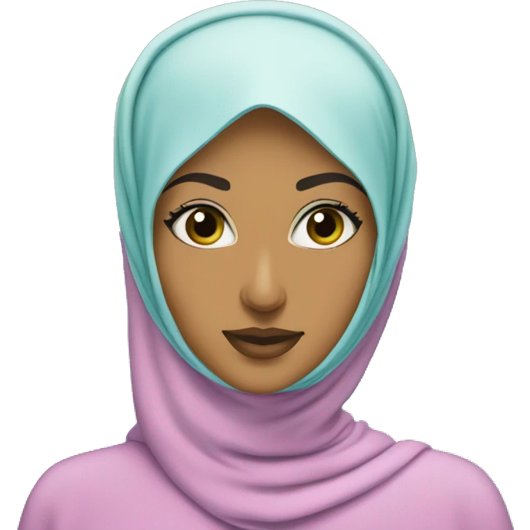 Hijabi-woman-swimming-in-pool-underwater emoji
