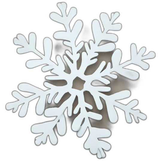 Ein Schneeflocke hinten ist schne emoji