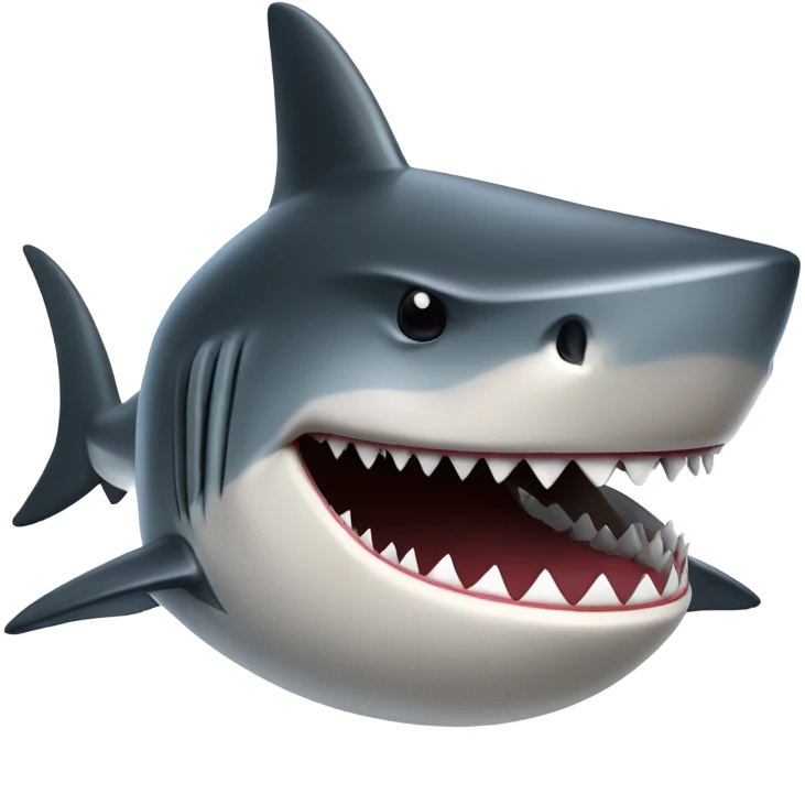 shark with tophat emoji