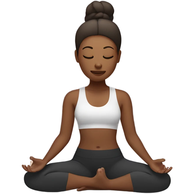 breatha yoga woman emoji