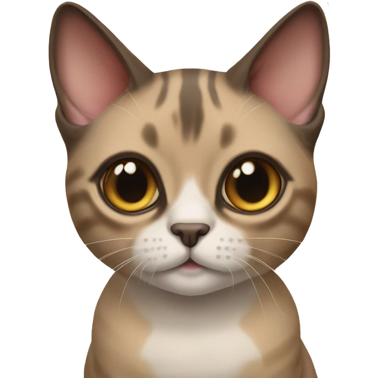 Sphinx and munchkin cat mix emoji