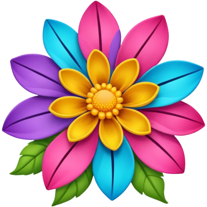 Tangled flower emoji emoji