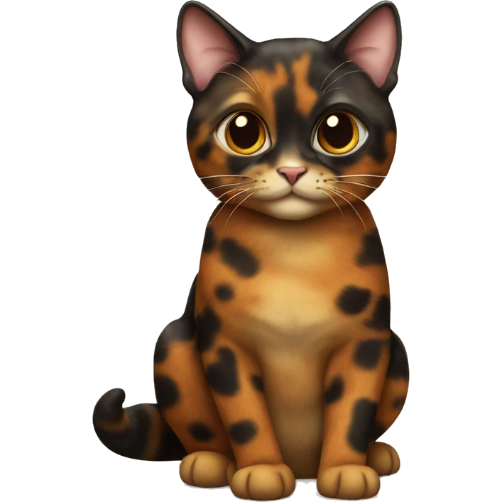 tortoiseshell cat emoji