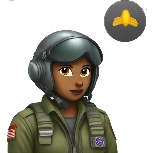 Mary fighter pilot emoji
