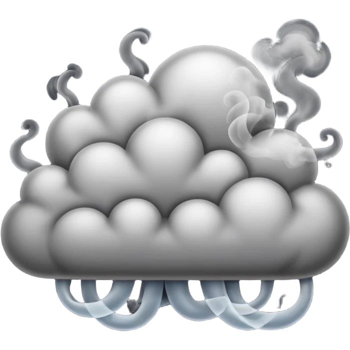fight cloud emoji
