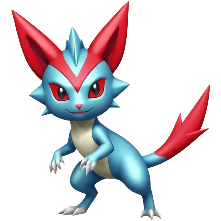 Shiny Exotic Bisharp-Sneasel-Weavile-Zangoose-Scizor-Hybrid-Creature emoji