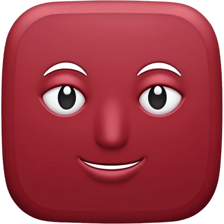 Maroon red aesthetic emoji