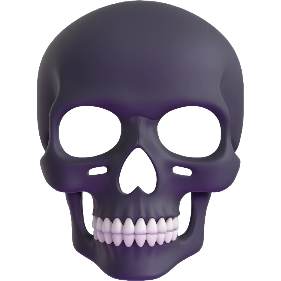 skull face emoji