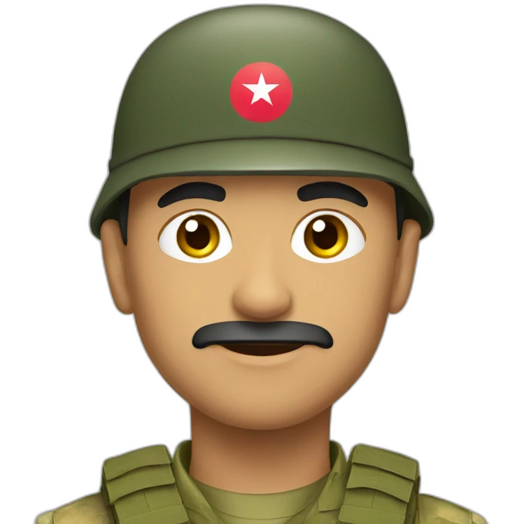 Azerbaijan soldier emoji