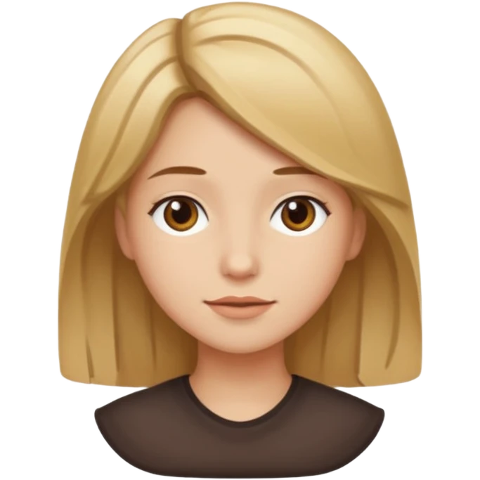 from K-pop demon hunters brown blonde hair emoji