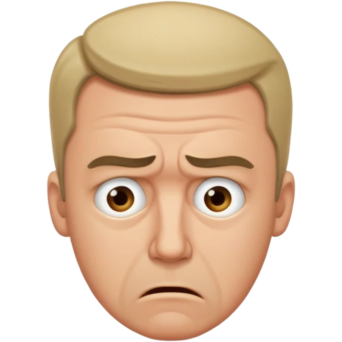 Overwhelmed man emoji