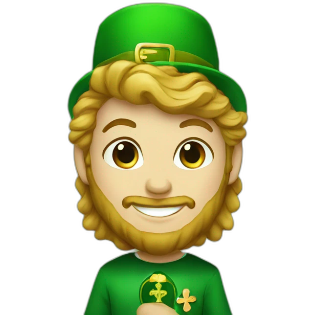st patrick catholic cute happy emoji
