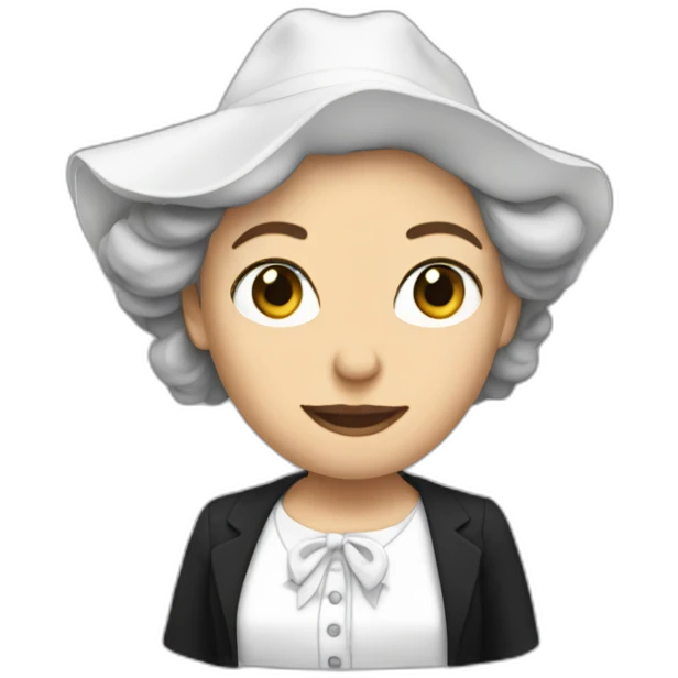 macron dressed as a woman emoji
