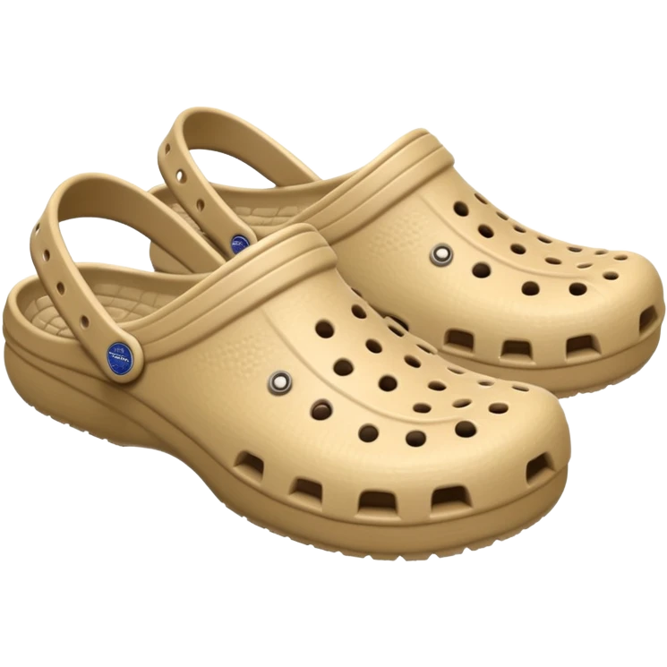 Beige crocs emoji