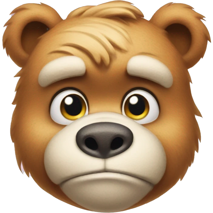 Grumpy care bear emoji
