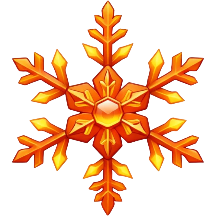 fiery snowflake emoji