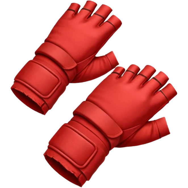Sanguine-red combat hand wraps  emoji