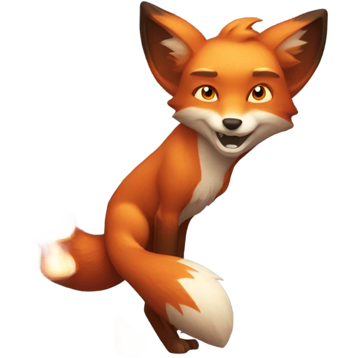Fiery Fox face emoji