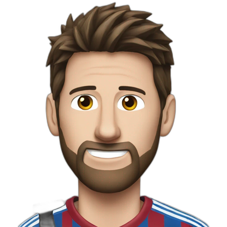 Realistic-Messi-with-a-knife emoji