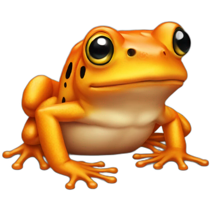 orange frog emoji