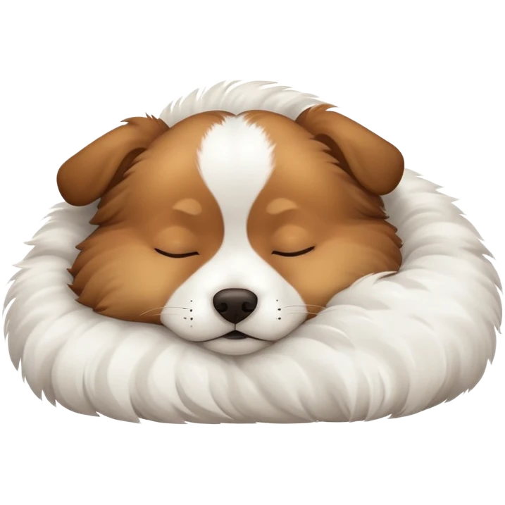 Dog sleep emoji