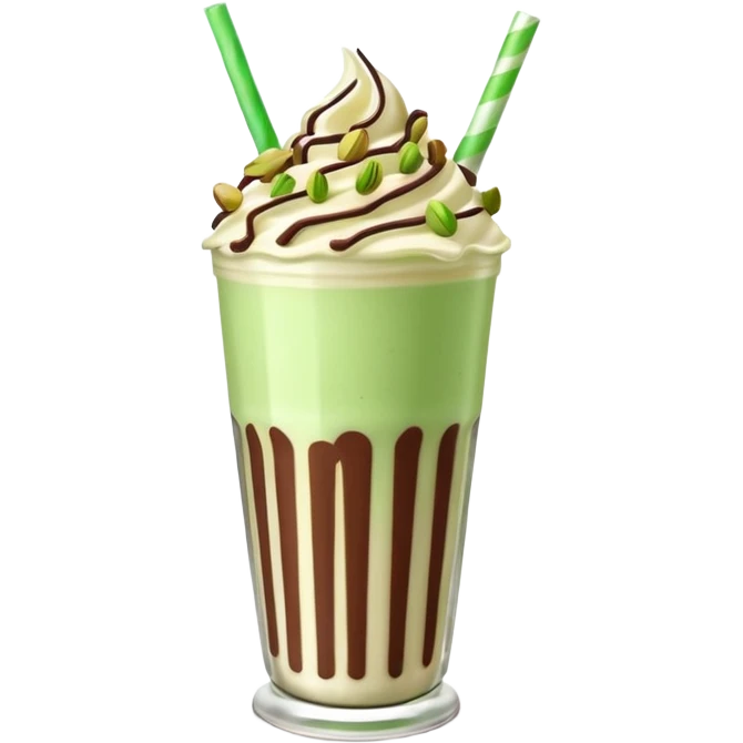 milkshake pistachios emoji