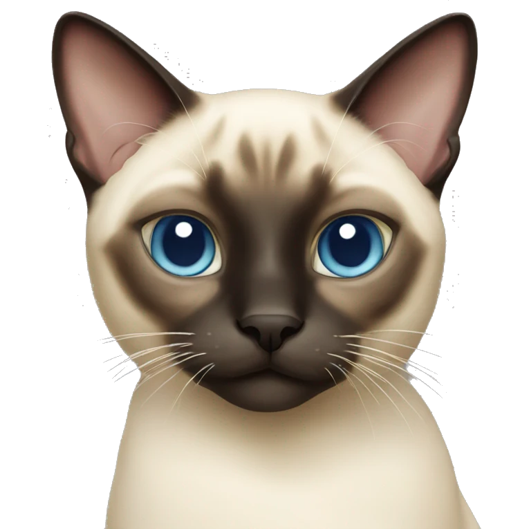 Siamese cat emoji