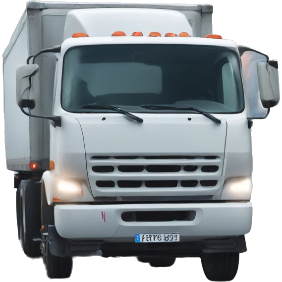 camion dans la neige emoji