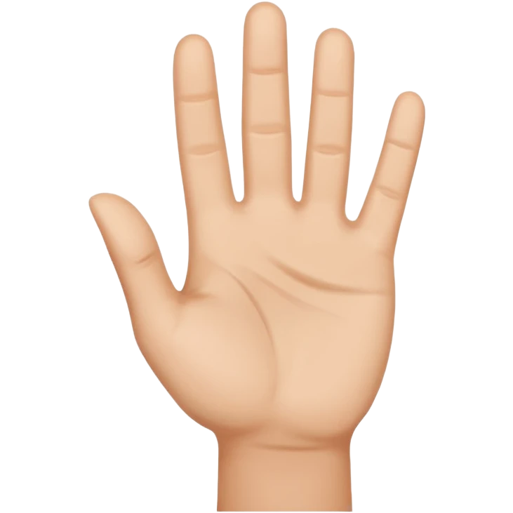 Hand in the air emoji