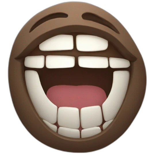 Crazy laugh emoji