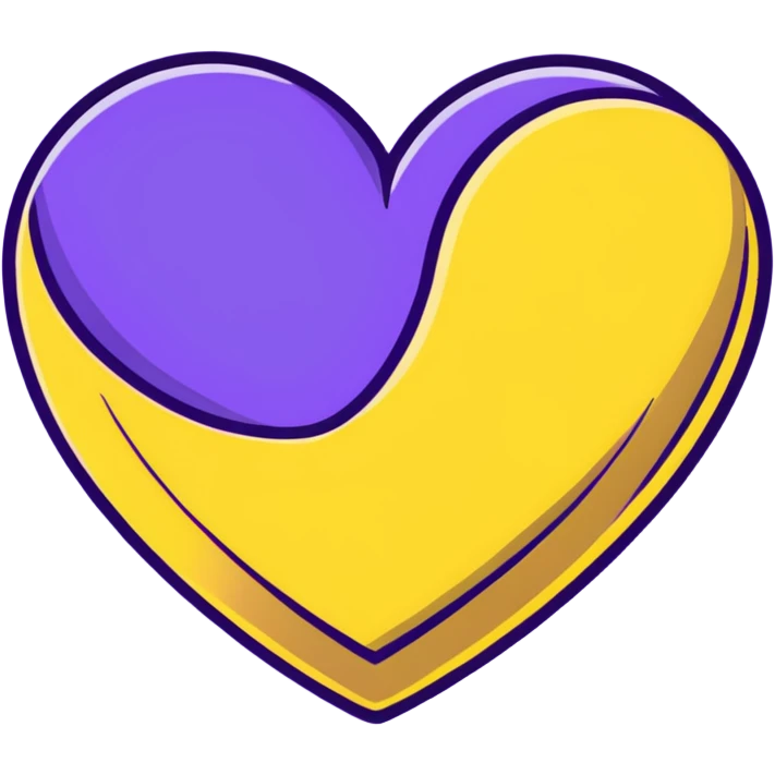 purple heart emoji