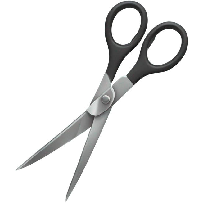 NORMAL SCISSORS WITH TWO BLADES AND TWO HANDLES emoji