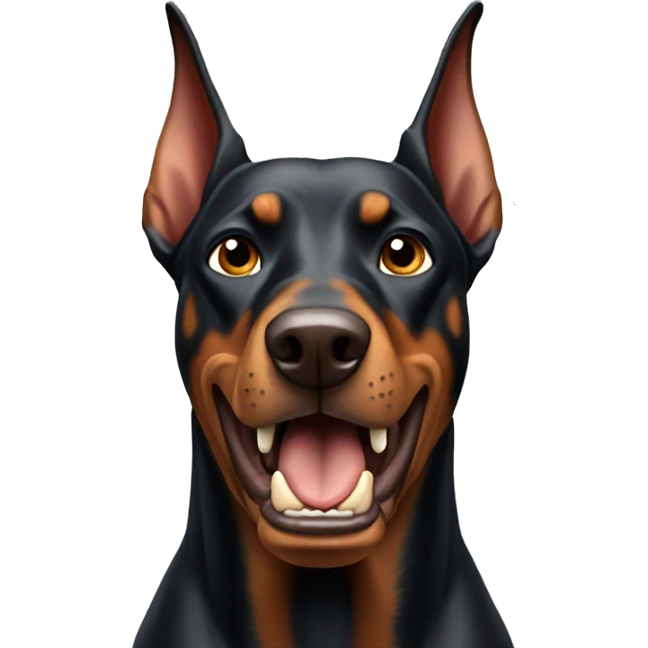 Mad Doberman  emoji