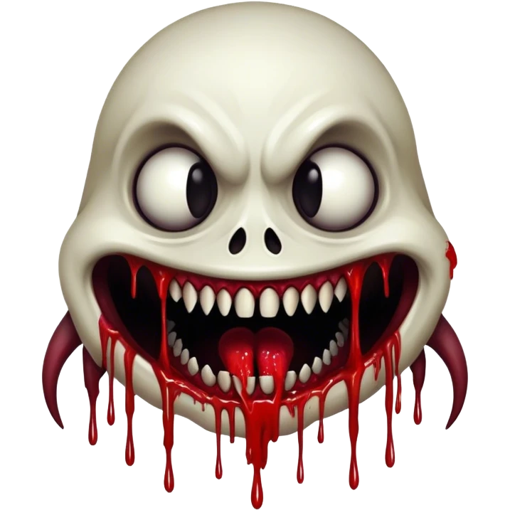 Old version error Scary exe sewerslvt monster scp with long teeth blood (no eyes)!!!  glitch mouth  emoji