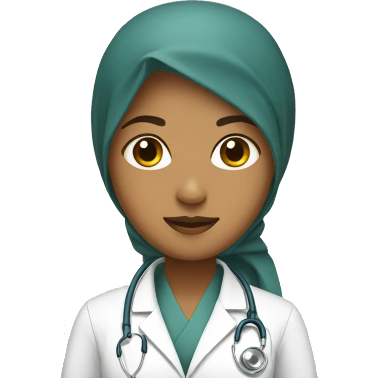 Doctor with hijab emoji
