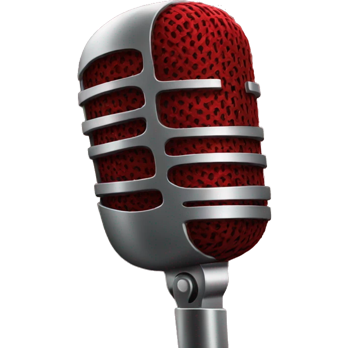 Microphone red emoji