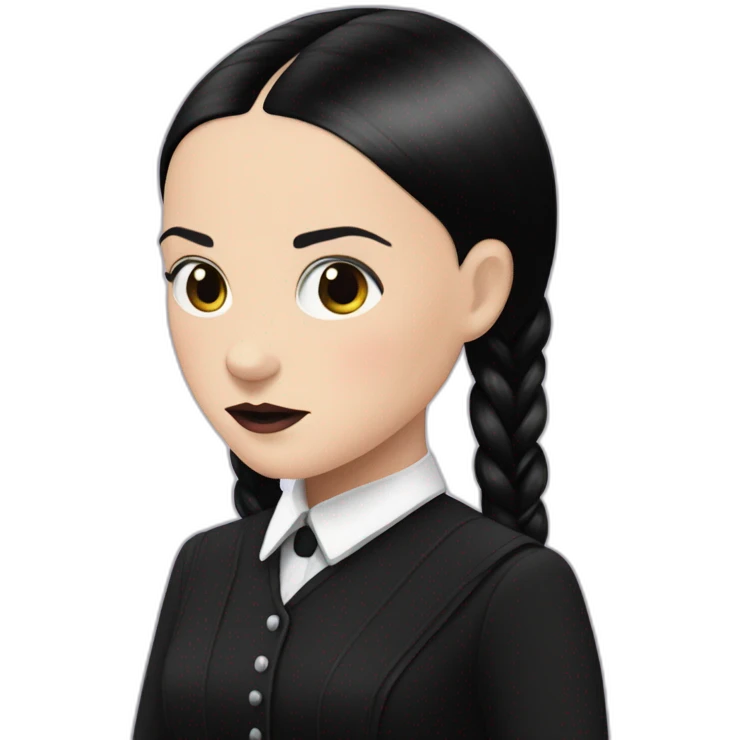 Wednesday Addams emoji